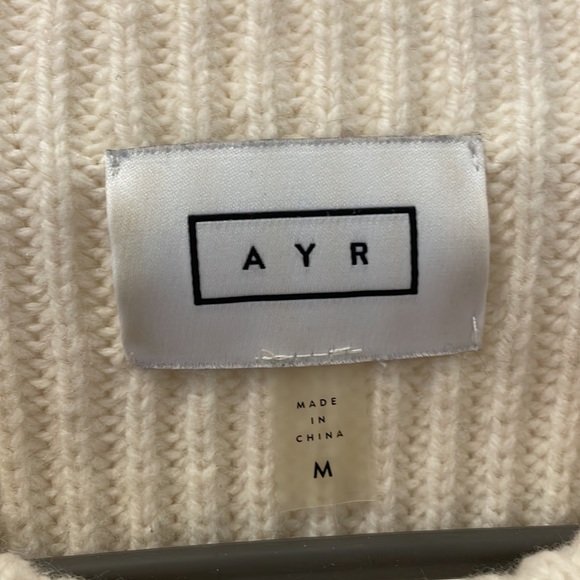 AYR Merino Wool Mock turtleneck sweater - Picture 8 of 10